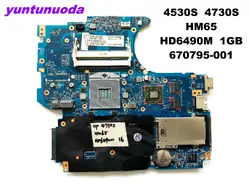 Оригинальный Для hp 4530 S 4730 S материнская плата 4530 S 4730 S HM65 HD6490M 1 ГБ 670795-001 испытанное хорошее Бесплатная доставка