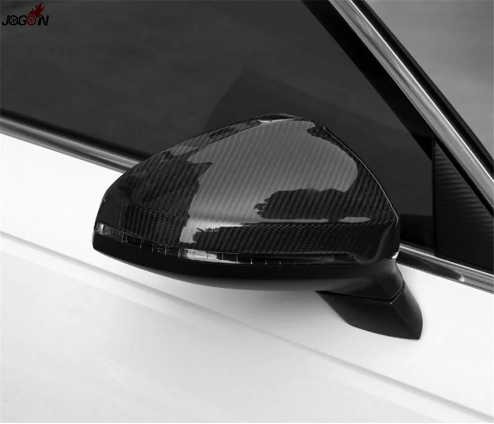 

Side Wing Rear View Rearview Mirror Cover For Audi A4 S4 RS4 B9 2016 2017 & A5 S5 RS5 2017 Carbon Fiber Replacement Trim