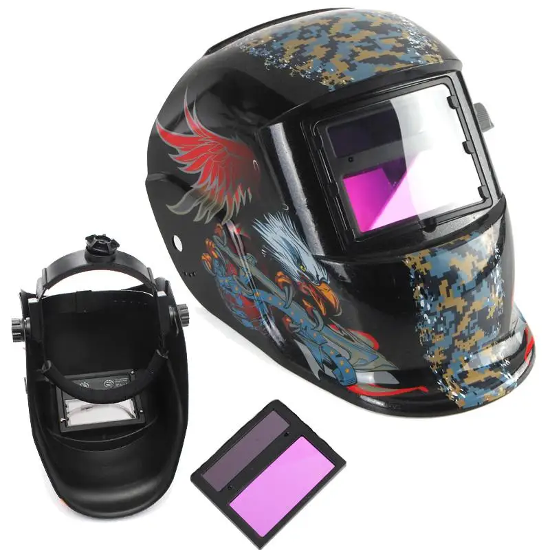 

New Solar Welding Helmet Auto Darkening Fighting Grinding Arc Tig Mig Grinding Welding Mask with Adjustable Headband