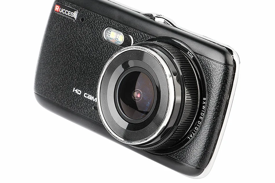 Ruccess 4 Inch IPS Car DVR Dual Lens Camera Full HD 1080p Dash Camera with ADASFCWS Video Recorder Night Vision Dash Cam (8)