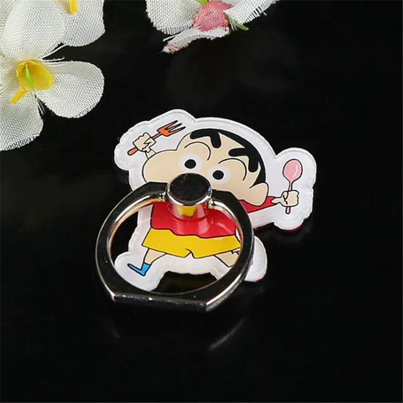UVR Cute Kid Cartoon Finger Ring Mobile Phone Smartphone Stand Holder For iPhone X 8 7 6 6S Plus IPAD MP3 Car Mount For Samsung