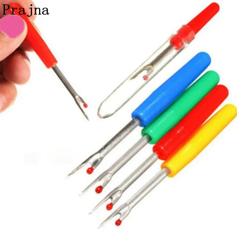 

Prajna 4pcs/lot Random Color Plastic Handle Craft Thread Cutter Seam Rippers Stitch Sewing Tools Accessories Cross-stitch Tools
