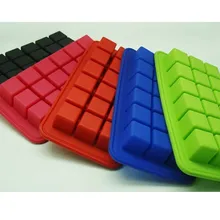 1 шт. 18 сеток квадратный силиконовый лоток для льда Форма для мороженого Торт Шоколад DIY Плесень мыло десерт плесень украшение инструмент