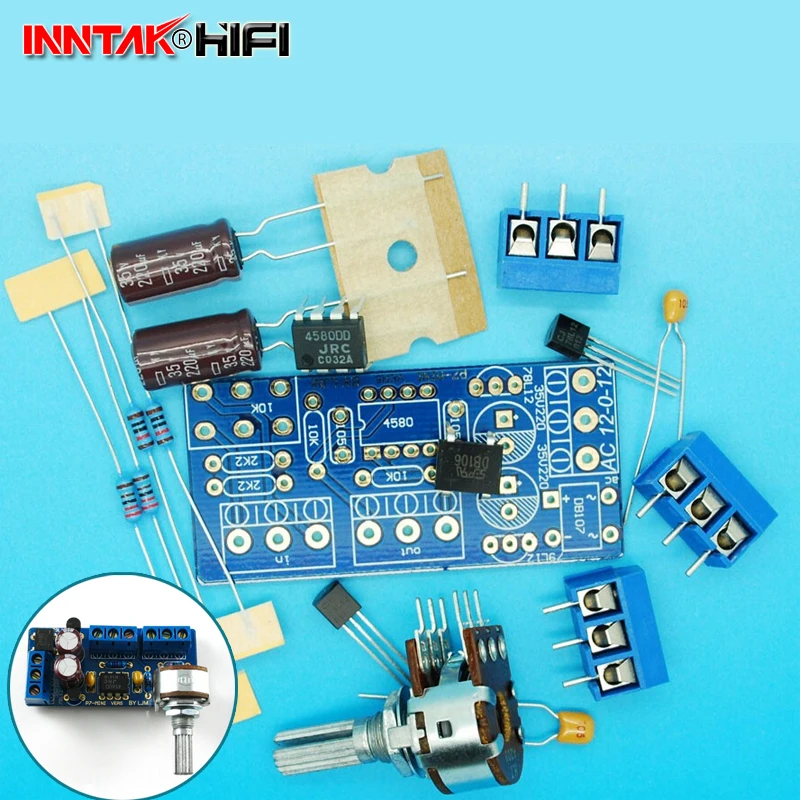 

Top Pre-amp P7-MINI Preamplifier Board DIY Kit for MX50 L20 L6 NE5532 AMP