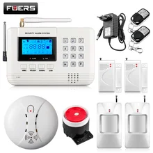 Fuers LCD font b Keyboard b font Wireless Home GSM PSTN Alarm systems intelligent auto dial