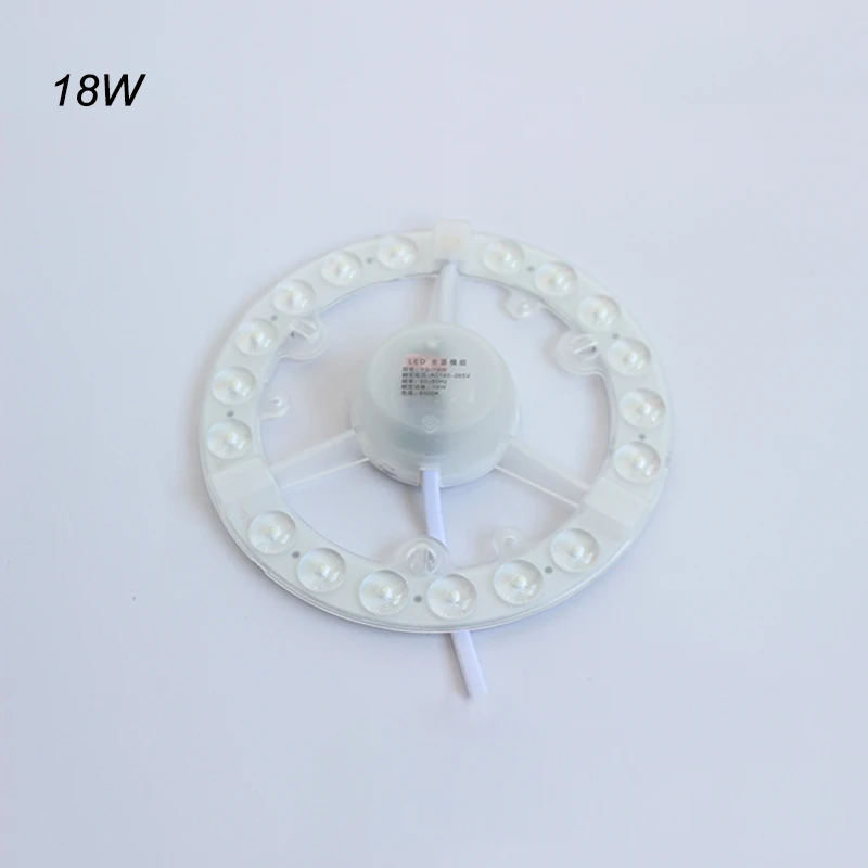 AC220V 12W18W24W36W светодиодный потолочный плата лампы с магнитом замены старых Винтаж 2D источник света для круглый потолочный светильник