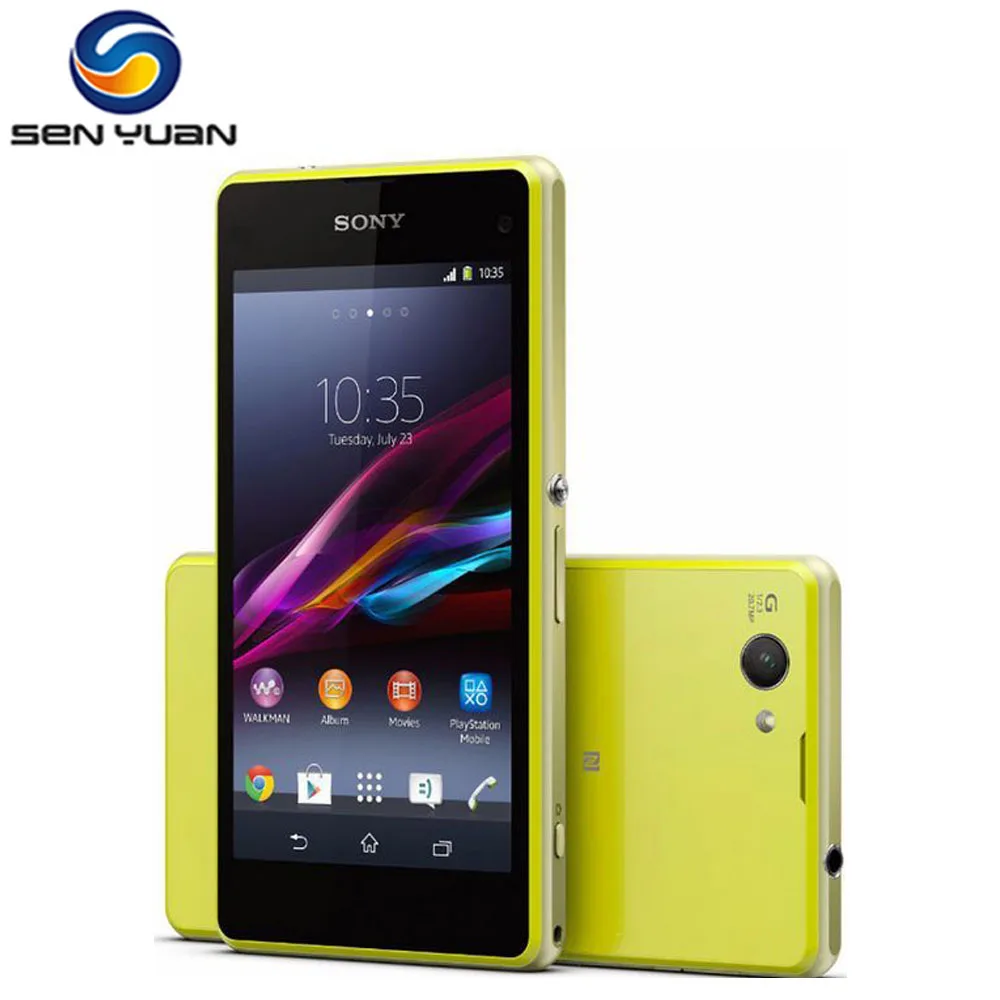 Цена за D5503 Оригинальный Sony Xperia Z1 Compact D5503 16 ГБ ROM 2 ГБ RAM 3 Г 20.7MP Камера 4.3 дюймов Quad Core Смартфон Бесплатно доставка Цена за D5503 Оригинальный Sony Xperia Z1 Compact D5503 16 ГБ ROM 2 ГБ RAM 3 Г 20.7MP Камера 4.3 дюймов Quad Core Смартфон Бесплатно доставка