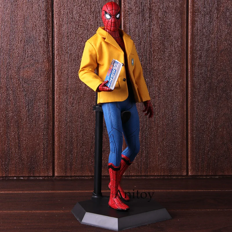 Фигурку Сумасшедшие игрушки Спайдермен Пижама «Человек-паук», версия 1/6th весы Коллекционная Статуэтка Коллекционная модель игрушка