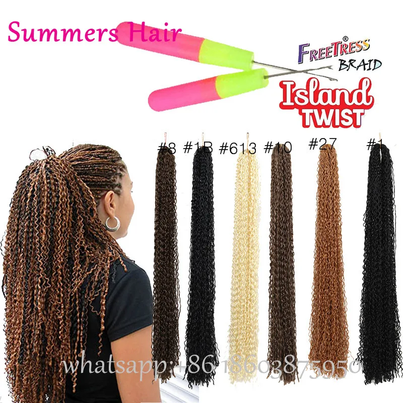 Micro Knot ZIZI Braid Synthetic Hair Extension Afro Kinky Hair