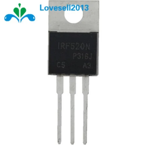 

10PCS IRF520 TO-220 IRF520N TO220 IRF520NPBF