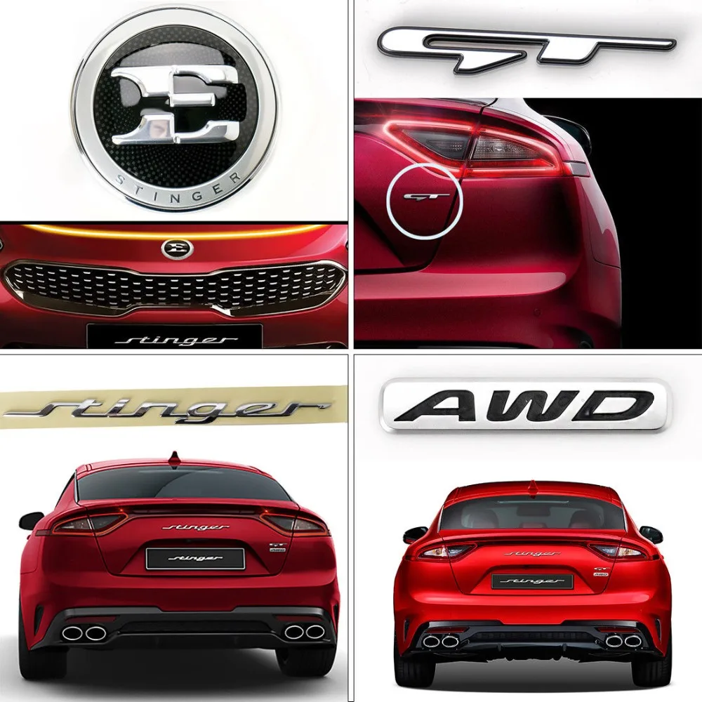 Для передней и задней части E logo Stinger GT 4 шт. в комплекте для Kia 2017 2018 86330J5000 86314J500