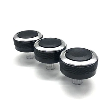 

3pcs/set Aluminum Alloy air conditioning knobs For Hyundai ACCENT heat control switch knob ac knob Car air conditioning knob