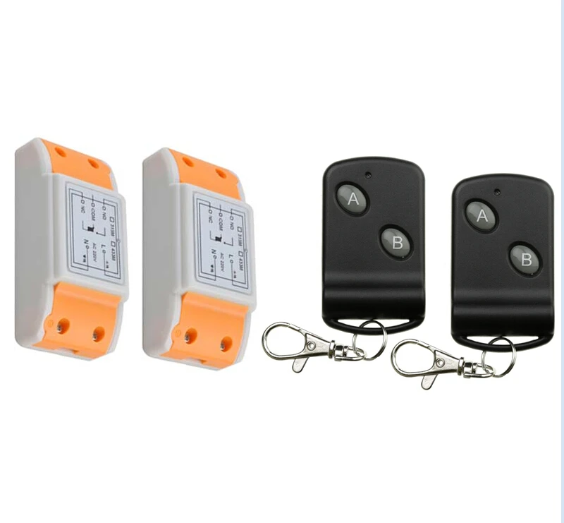 New 220 v 1 ch remote control switch 2 * receiver + 2