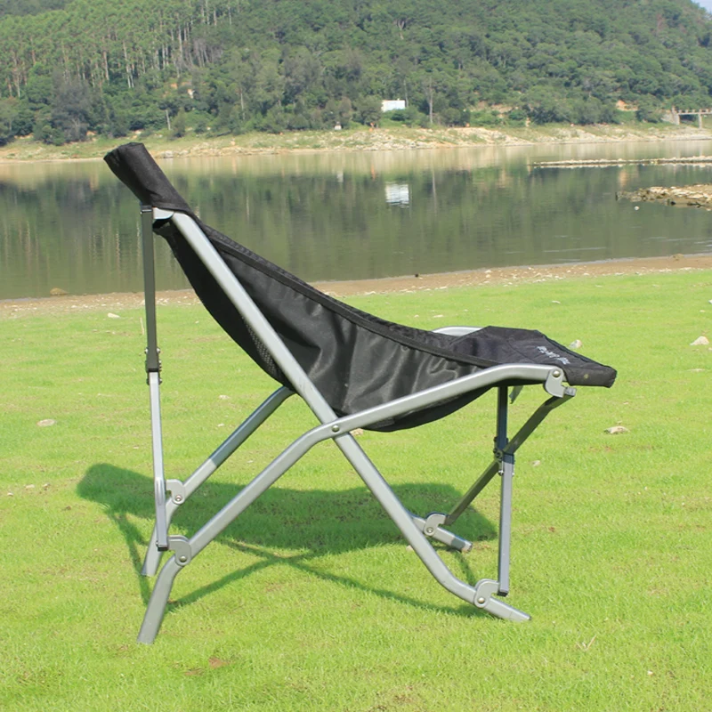 Leisure Outdoor Ultra Light Folding Chair Back Fishing Fishing Chair Leisure Chair Portable Lunch Break Chair Recliner