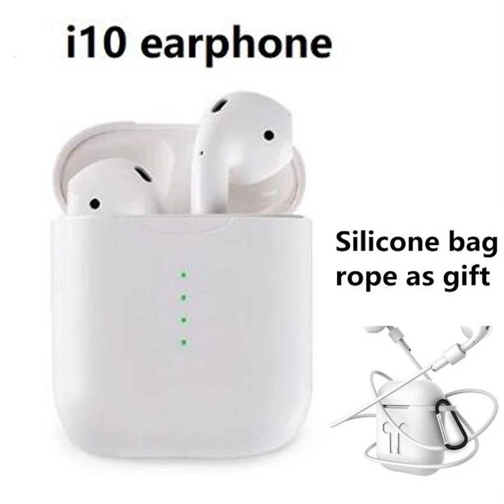 

Bests Gift I10s TWS Mini Wireless Bluetooth Earphone Stereo Earbud Headset with Charging Box Mic for All Smart Phone
