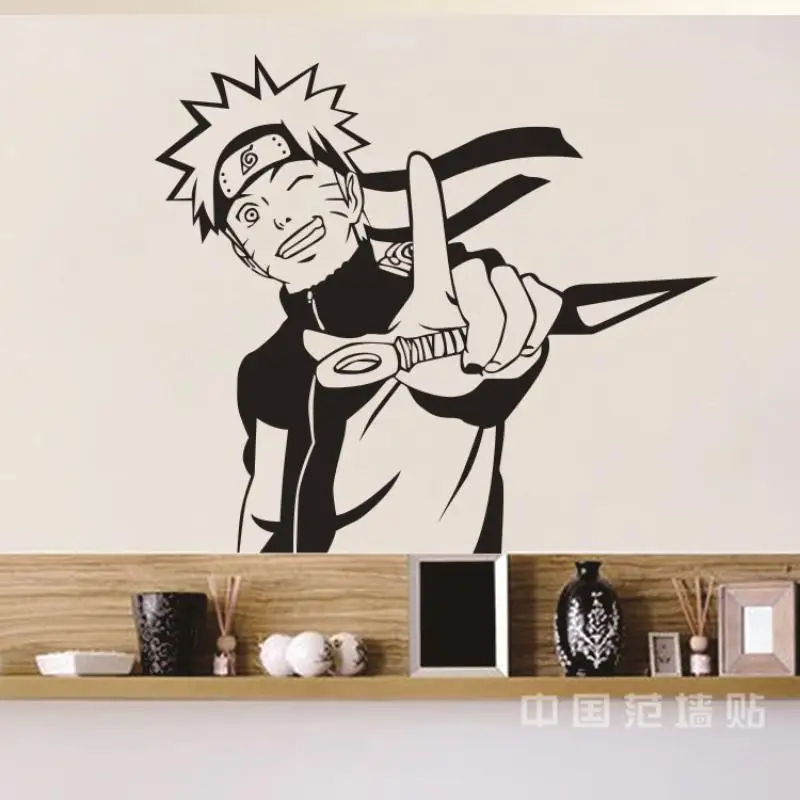 Uzumaki NARUTO  comics and animation Sticker Logo Decal  Vinyl Wall Decals Pegatina Quadro Parede Decor Mural  Sticker 1