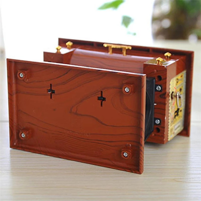  Vintage Music Box Mini Sewing Machine Style Mechanical Birthday Gift Table Decor 2018 fashion Hot sale good quality C0224      07