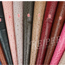 Искусственная кожа ткань Страусиные принты синтетический блеск стул кожзам pu эко кожа дешевые ткани обивка на диван неопрен