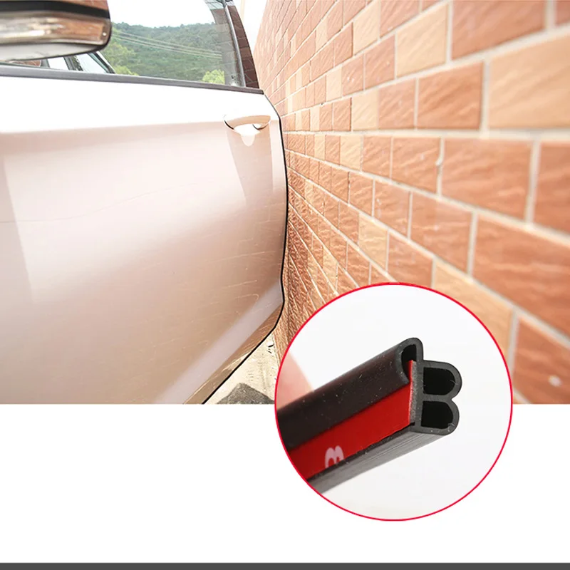 

5M B Type Car Door Seal Waterproof Trim Sound Insulation Soundproof Weatherstrip EPDM Auto Rubber Seal Strips Internal Accessory