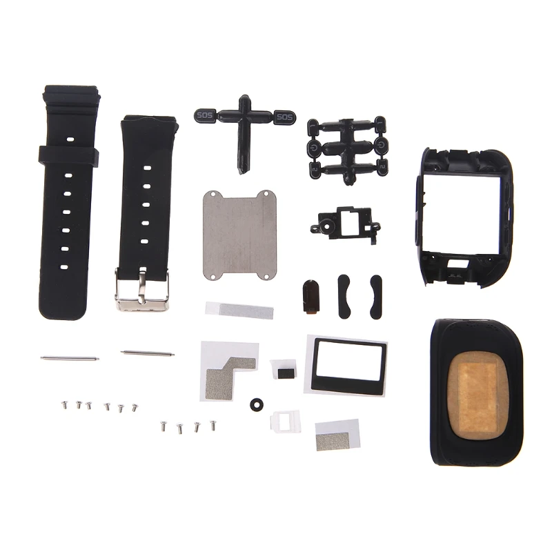 ; Прямая поставка; 1 комплект; Сменные Детские умные часы; аксессуары для ремонта Q50; детские часы - Цвет: Черный