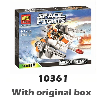 12 типов новых Звездных Войн фильм игра Звездный боец Строительные блоки наборы модель детских игрушек Кирпичи подарочный набор совместим с - Цвет: 10361 With box
