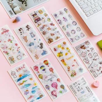 6 pcs/pack Good Travel Happy Life Decorative Stickers Adhesive Stickers DIY Decoration Diary Stationery Stickers Children Gift
6 pcs/pack Good Travel Happy Life Decorative Stickers Adhesive Stickers DIY Decoration Diary Stationery Stickers Children Gift