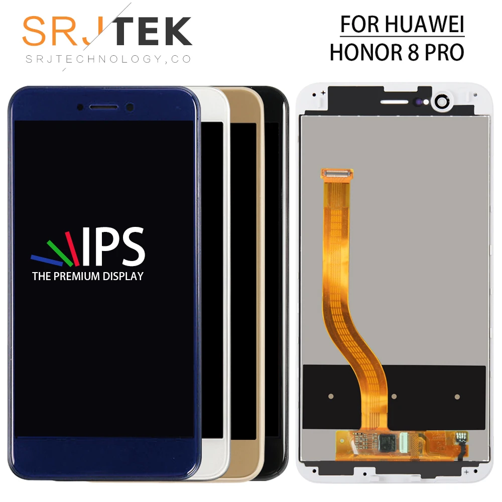 Srjtek для Huawei Honor 8 Pro LCD сенсорный экран стеклянная панель Замена V9 дисплей сенсор с
