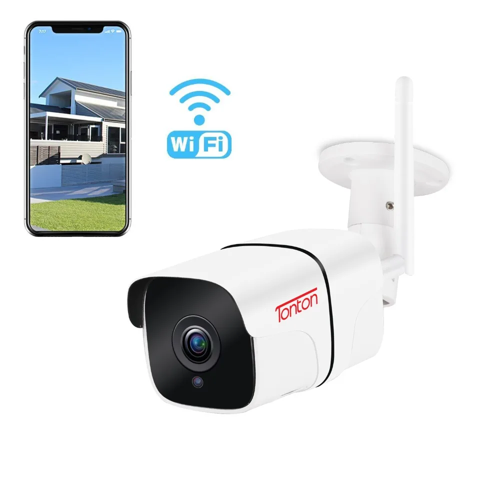 Tonton 1080P Wifi IP Camera Onvif Two-Way Audio 2.0MP Outdoor Waterproof Wireless Security Camera P2P Bullet Camera Night Vision Tonton 1080P Wifi IP Camera Onvif Two-Way Audio 2.0MP Outdoor Waterproof Wireless Security Camera P2P Bullet Camera Night Vision