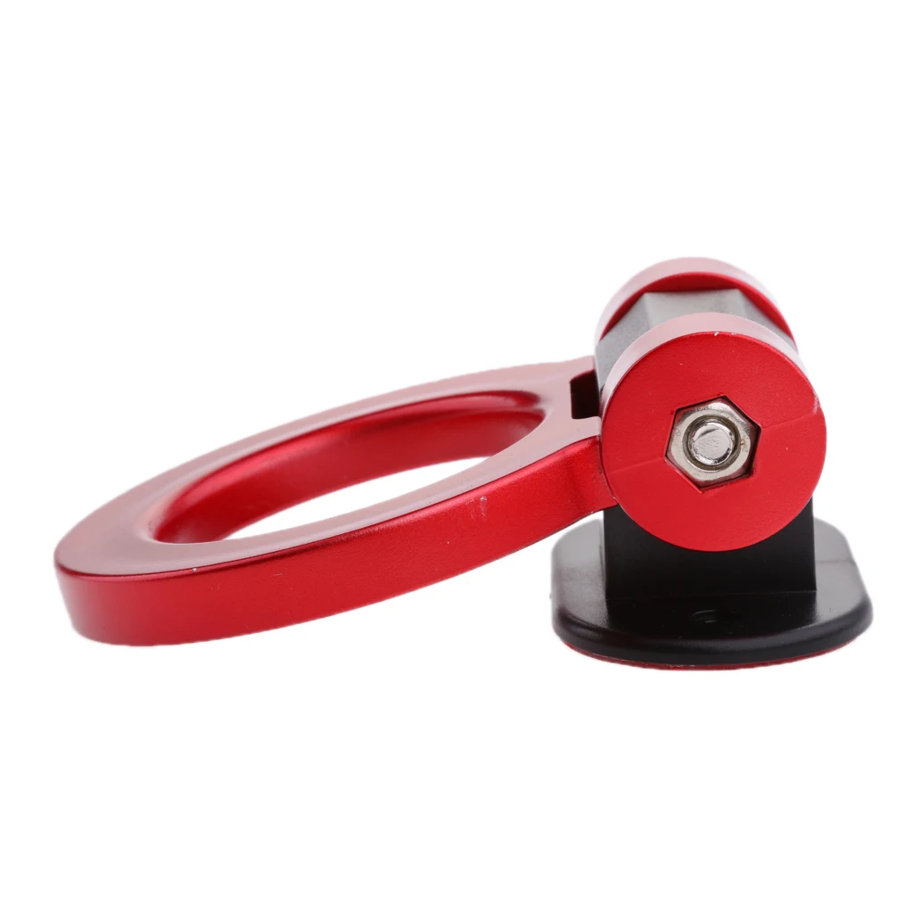 Racing Tow Hook Ring for Car SUV Front Rear Bumper Decoration ONLY ABS Plastic Apply Onto Bumper