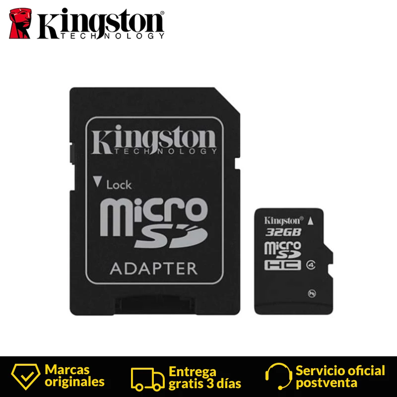 Лучший Kingston технология класс 4 Micro SD карта 32 Гб MicroSDHC карта памяти с SD адаптером UHS I TF карта дощечка для записей 80 МБ с. с. для телефона