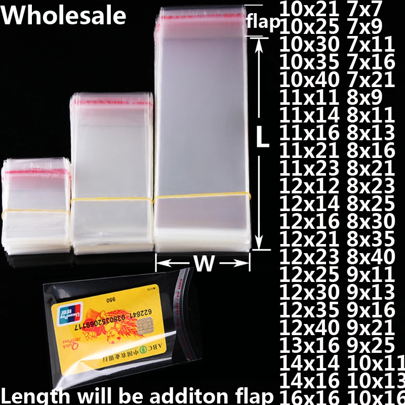 Clear Small Plastic Bags For Candy Cookie Christmas Birthday Party