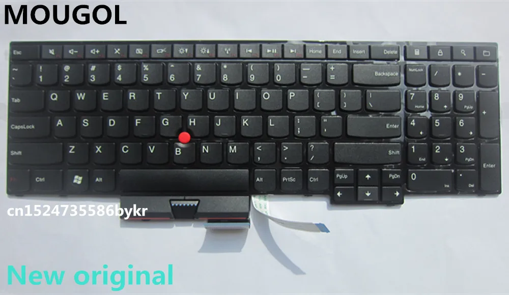 

MOUGOL New Original US USI keyboard For Thinkpad Edge E530 E530C E535 E545 Laptop FRU 04Y0264 04Y0301 04W2443 PN 0C01663