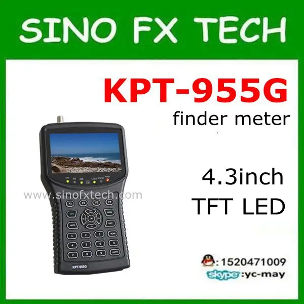 font b digital b font sat finder KPT 955G 4 3Inch TFT LED Handheld Multifunction