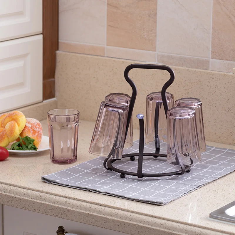 

Wine Glass Rack Kitchen Bar Cup Hanging Holder Metal Goblet Display Stand Drinking Glasses Stemware Rack Bar Accessories