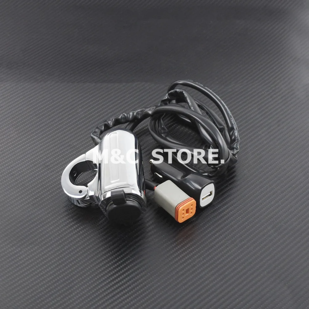 Аксессуары для мотоциклов " крепление на руль вспомогательный USB порт питания для Harley Street XG500 XG750 15-17