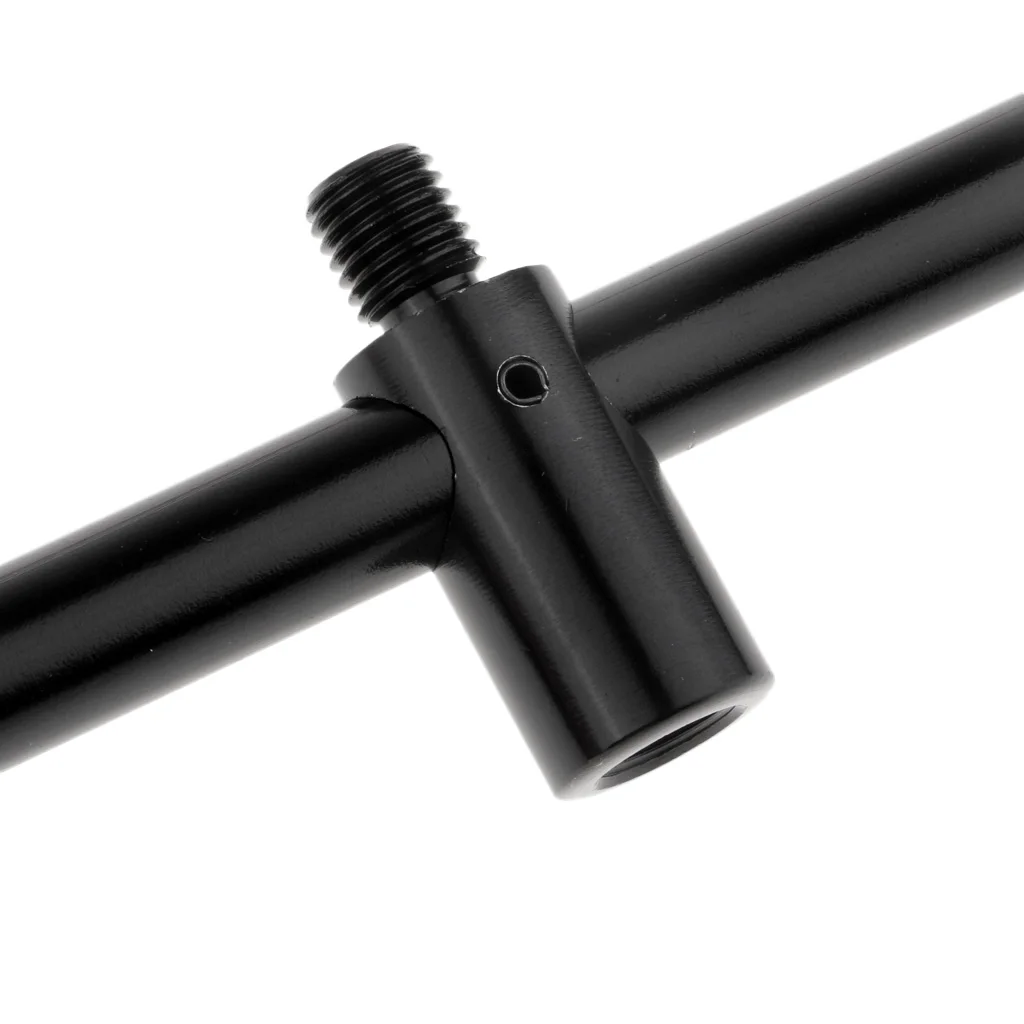Aluminum Alloy Fishing Buzz Bars Buzzer Bar for 3 Bite Alarms / Rod Holder / Bank Sticks