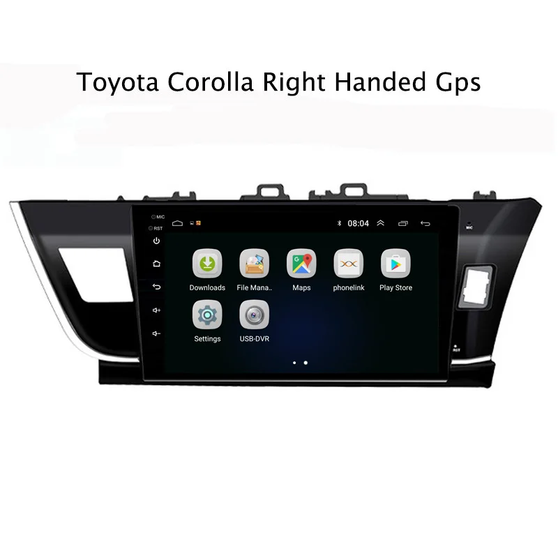 10 1 &quot2.5D IPS Android 8 автомобильный DVD GPS плеер для Toyota Levin Corolla 2014 2016 RHD Радио стерео