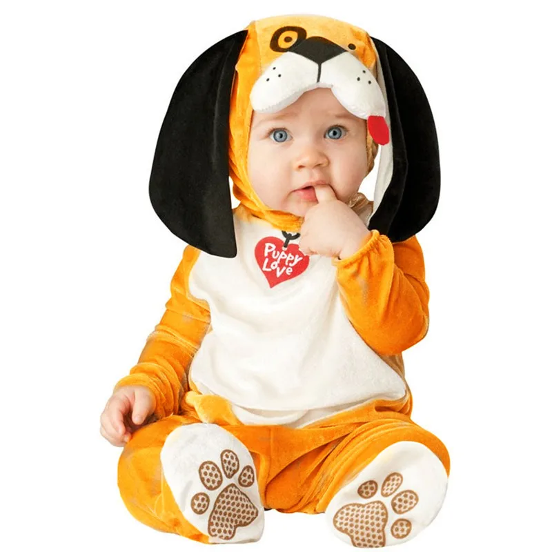 Белый медведь для маленьких мальчиков и девочек; Детский костюм-комбинезон с животными для малышей; карнавальный костюм на Хэллоуин; костюм для девочек; комбинезоны; Одежда для младенцев - Цвет: 4