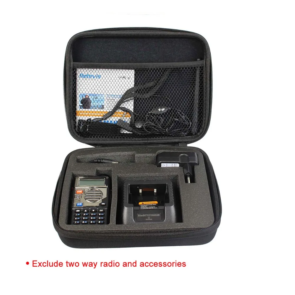 

Tailored Storage Box/Bag Carrying case for Retevis 5R/5RV Baofeng UV-5R TYT TH-F8 Ham Radio Walkie Talkie J7105N