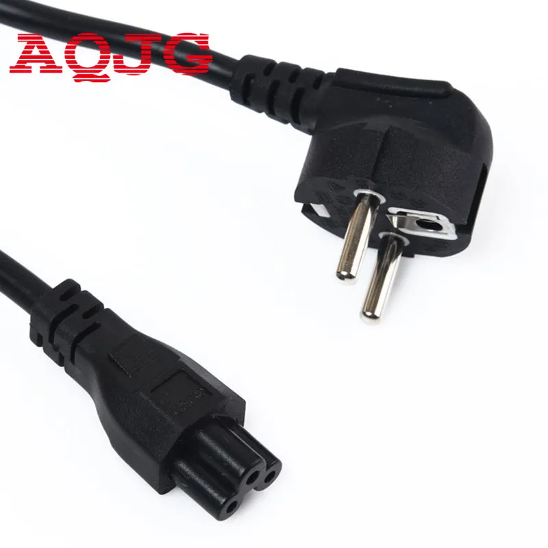 1.8M EU 3 Prong 2 Pin AC Laptop Power Cord Adapter Cable Black P4PM 3X075MM Round AC Laptop Power Cord Adapter Cable AQJG 1.8M EU 3 Prong 2 Pin AC Laptop Power Cord Adapter Cable Black P4PM 3X075MM Round AC Laptop Power Cord Adapter Cable AQJG