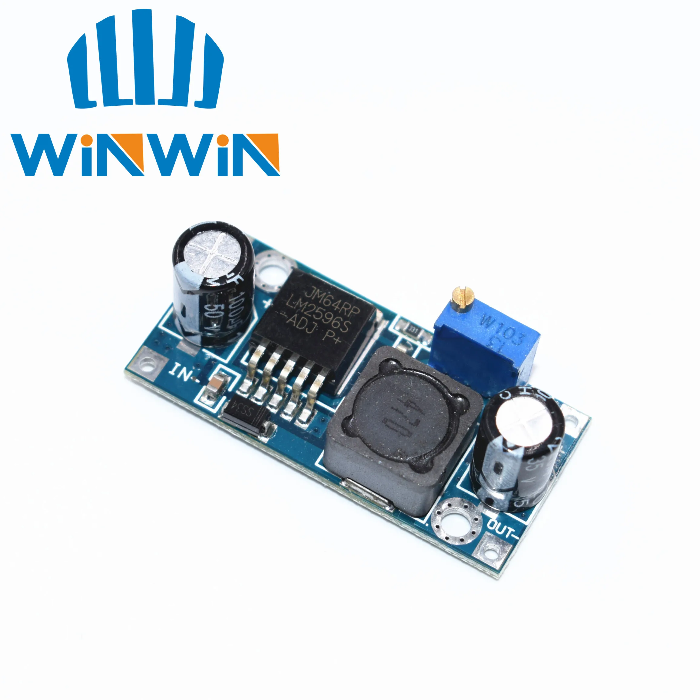 

Free shipping 100pcs/lot LM2596S LM2596 LM2596 ADJ DC-DC Step-down module 5V/12V/24V adjustable Voltage regulator 3A