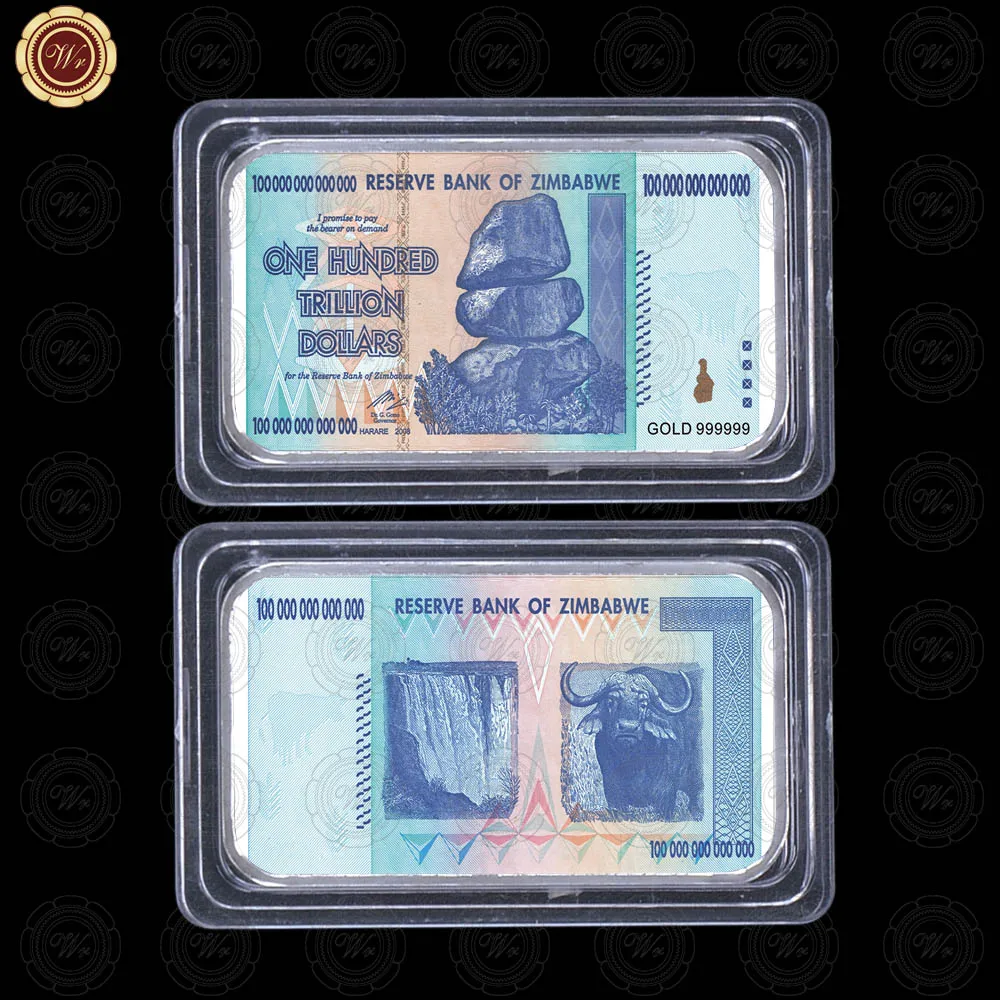 WR качество декоративные поделки для дома 100 триллионов 999 9 серебряных брусков
