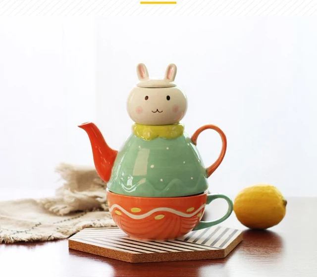 Creative Animal Assemble multifunctional Teapot jingdezhen Porcelain