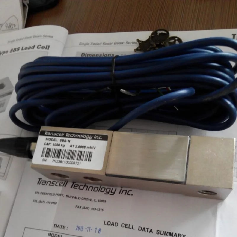 Brand New Transcell Load Cell Cantilever Beam Weighing Sensor American ...