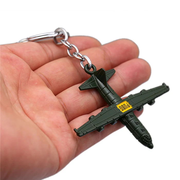Playerunknown's Battlegrounds брелок для ключей PUBG самолет кулон металлический брелок для ключей Автомобильная сумка брелок chaviro ювелирные изделия