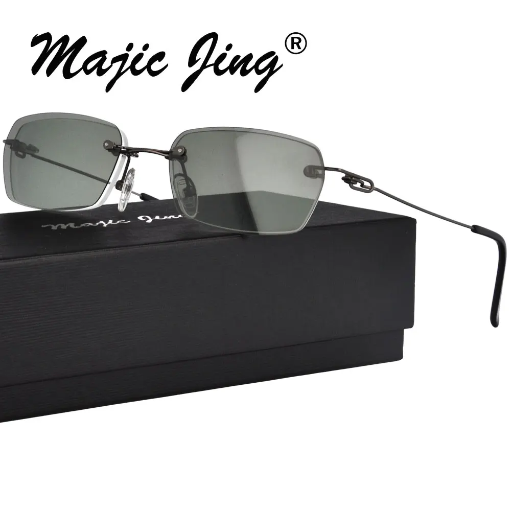 Buy Metal Glasses Clip on Eyeglasses Rimless for Men