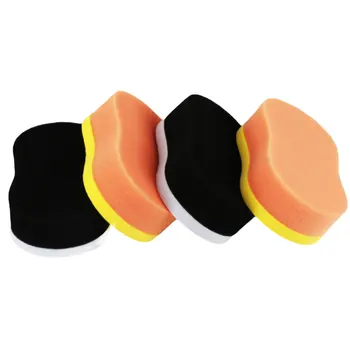 

125*73*35mm Car Polishing Waxing Sponge Plating Crystal Random Color Auto Cleaning Products