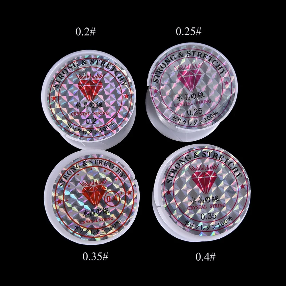1 рулон 0,2 мм-0,4 мм кристальная рыболовная проволока прочная леска супер мощная леска проволока PE нейлоновая нить Рыбалка Аксессуары