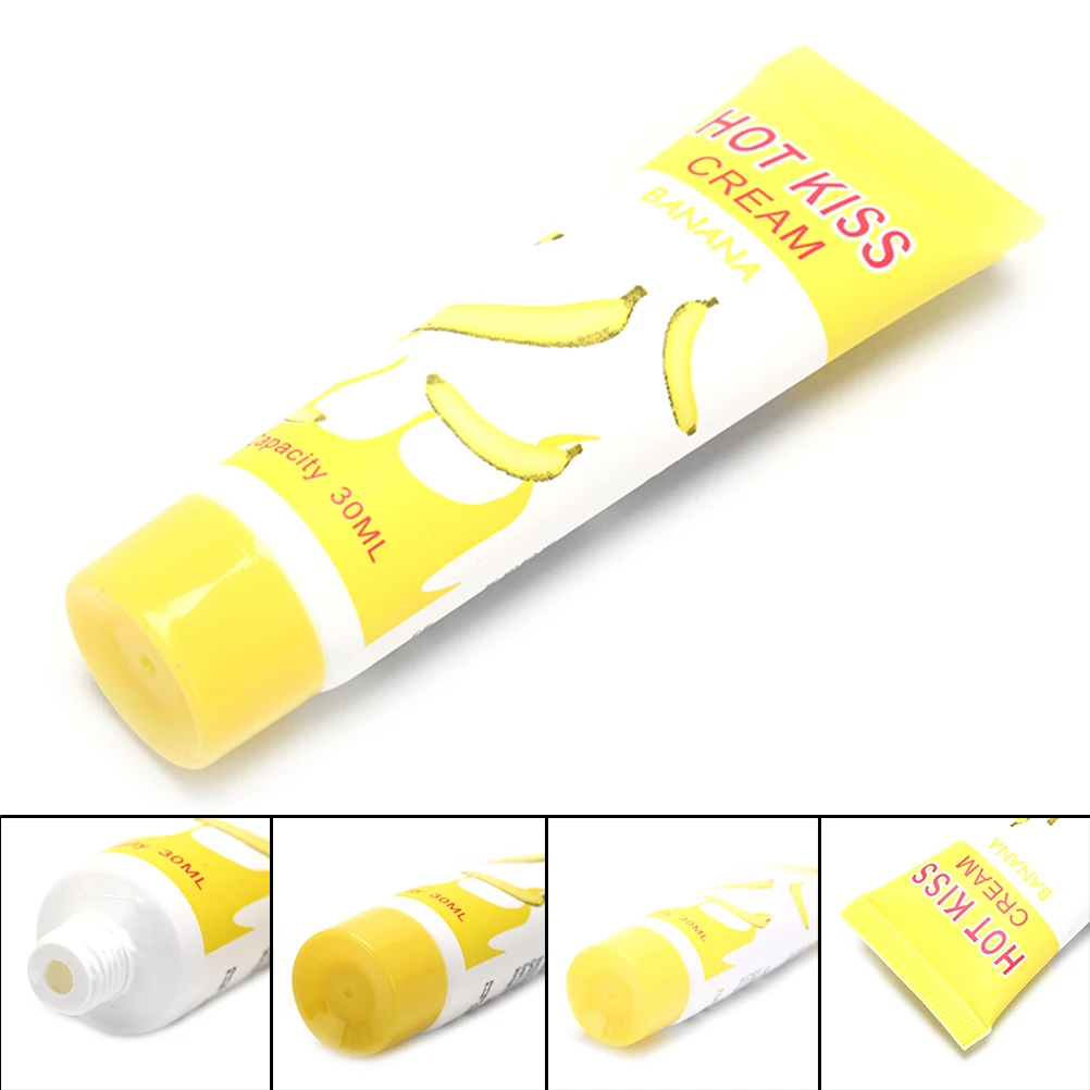 Adult Products 30ML Banana Taste Safer Lubricating Oil Edible Lubricant Body Lubricating Oil Male Female Sex Adult Cream