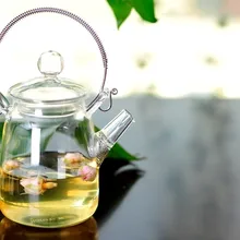 1 шт. 300 мл термостойкие стеклянный чайник JM 1003